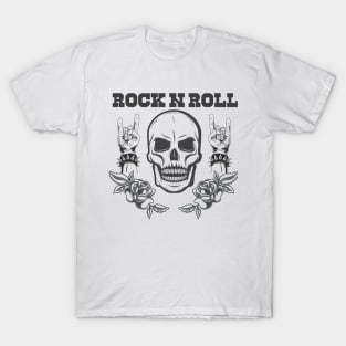 ROCK N ROLL SKULL T-Shirt